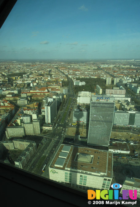 25437-25439 Shadow of Fernsehturm Berlin (TV Tower)